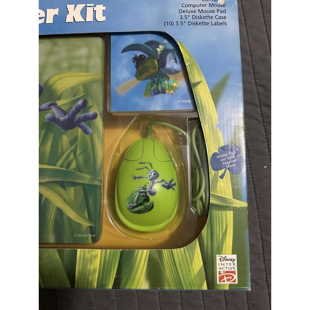 Disney InterActive Computer Kit for Kids A Bug's Life Mouse NEW Factory Sealed - Picture 3 of 5